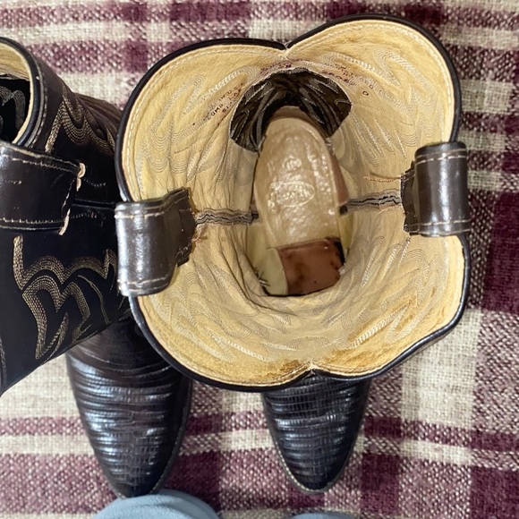 Vintage Justin Iguana leather Cowboy boots - Picture 7 of 16